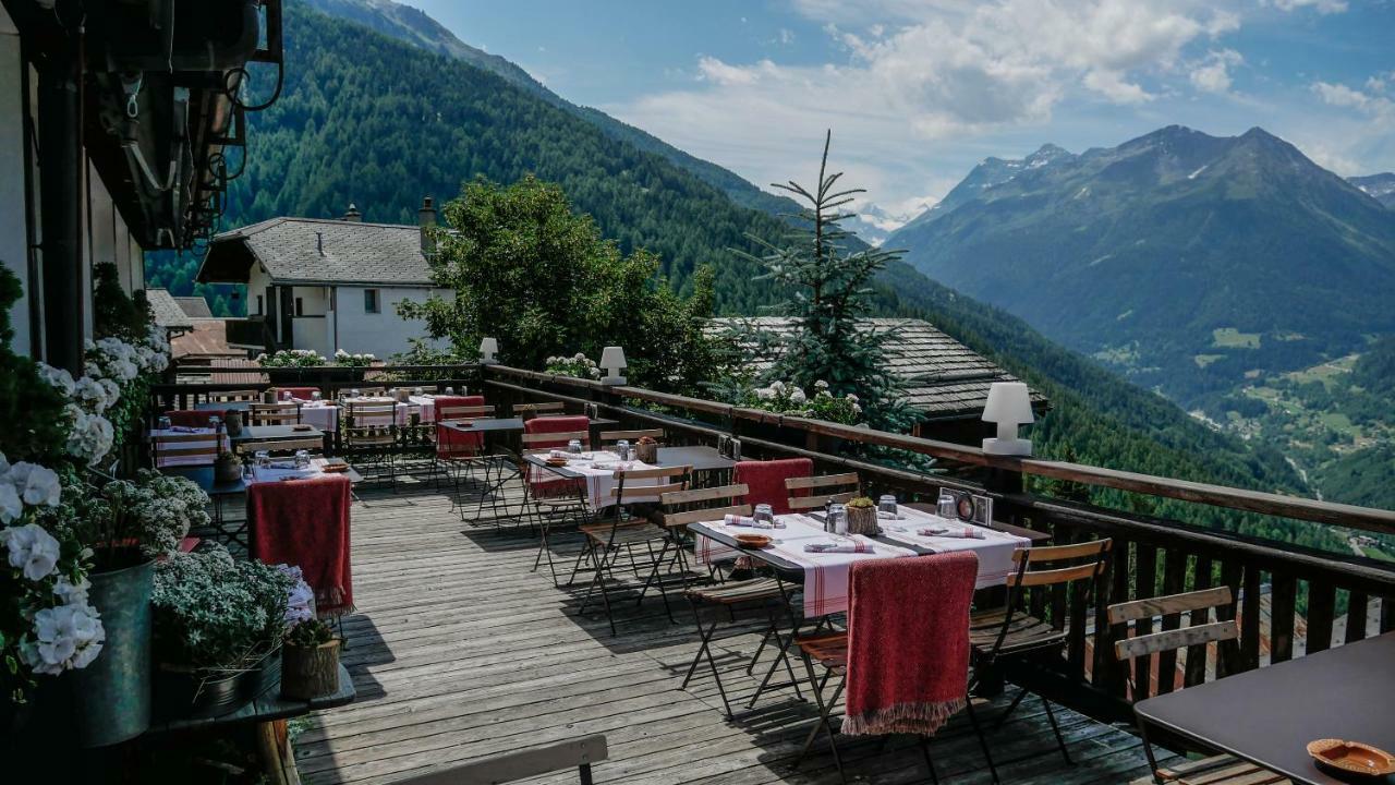 Hotel Le Grand Chalet Favre Сен-Люк Экстерьер фото